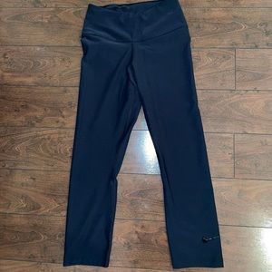 Adidas cropped black leggings